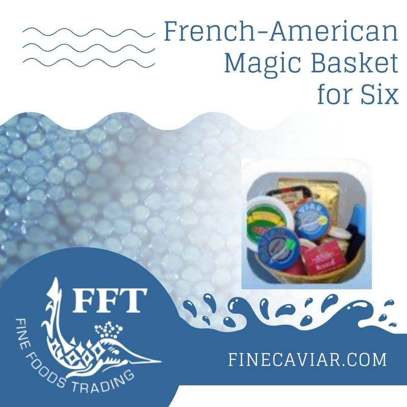 FRENCH-AMERICAN MAGIC BASKET FOR SIX
