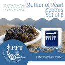 MOTHER OF PEARL SPOONS (SET OF 6)