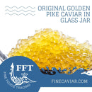 ORIGINAL GOLDEN PIKE CAVIAR IN GLASS JAR